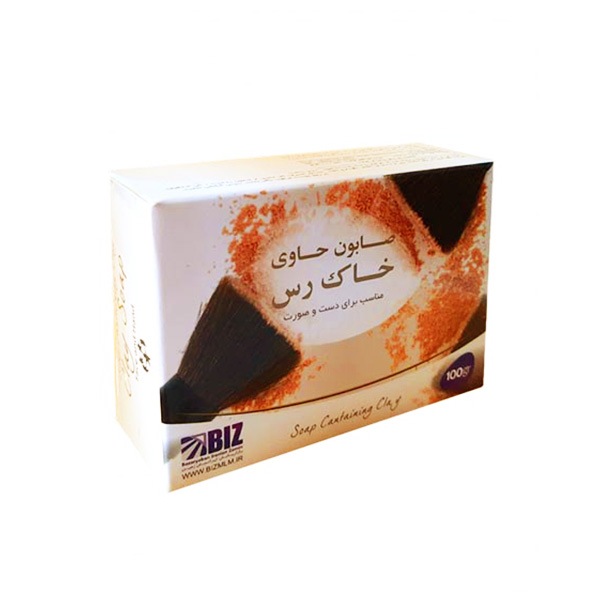 صابون دست و صورت خاک رس دکتر بیز مقدار 100 گرم