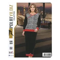 بلوز و شلوار راحتي زنانه کد 3810