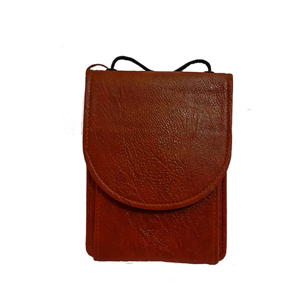 کیف گردنی چرم