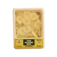دیسک پالیش زرد بدون مرکز 40 تایی TOR روسی شماره 1.623 قطر 12mm