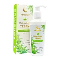 کرم آبرسان و مرطوب کننده روغن آلوئه ورا + ویتامین E یاکاموز حجم 150 میل