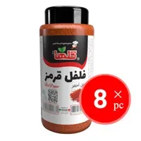 فلفل قرمز گلها حجم 90 گرم کارتن 8 عددی