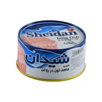 کنسرو تن ماهی شیدان وزن 180 گرم