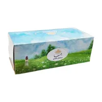 دستمال کاغذی 300 برگ رعنا (150 برگ دو لا سایز متوسط)