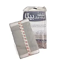محافظ ریشه فرش بیتا 6 متری حریر طوسی روشن