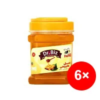 عسل طبیعی دکتر بیز 900 گرمی ساکاروز زیر 5 درصد پک 6 عددی