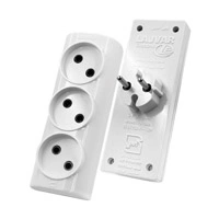 رابط برق سه خانه دوشاخدار لجور الکتریک