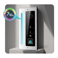 پنل آیفون تصویری کریستالی برایتون اثر انگشتی و کارتی 2 واحدی مدل BPK-R F