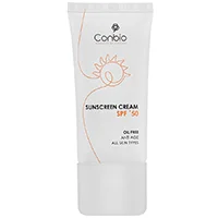 کرم ضد آفتاب بی رنگ کانبیو SPF 50 فاقد چربی حجم 50 میلی لیتر