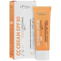 کرم رنگی (CC کرم) متعادل کننده چربی پوست سی گل spf30 حجم 50 میلی لیتر