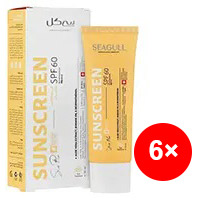 کرم ضد آفتاب سی گل spf60 بدون رنگ پک 6 عددی