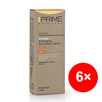 کرم ضد آفتاب پرایم spf50 جوان کننده بدون رنگ پک 6 عددی