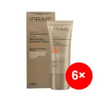 کرم ضد آفتاب پرایم spf50 جوان کننده رنگی پک 6 عددی