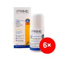 لوسیون ضد آفتاب بی رنگ پرایم spf50 مدل Roll-On مناسب انواع پوست پک 6 عددی