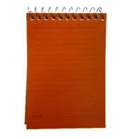 دفترچه 1/16 طلقی تک سیم کندو ابعاد 8*11 سانتی متر