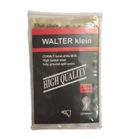 مته آهن کبالت سایز 6/5 میلیمتر سری DIN338 برند walter klein