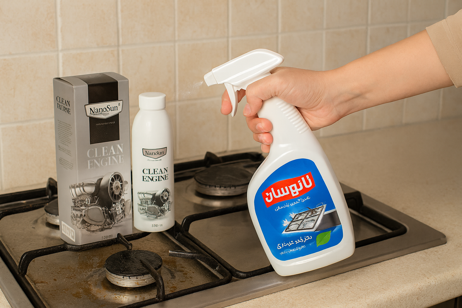 کاربرد چربی زدای نانوسان برای لوازم آشپزخانه به چه شکل است؟